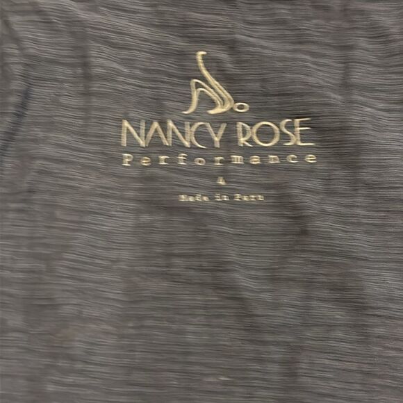 Nancy Rose Performance Racerback Loose Fit Blue/Grey Restorative Tank Top - Picture 4 of 7